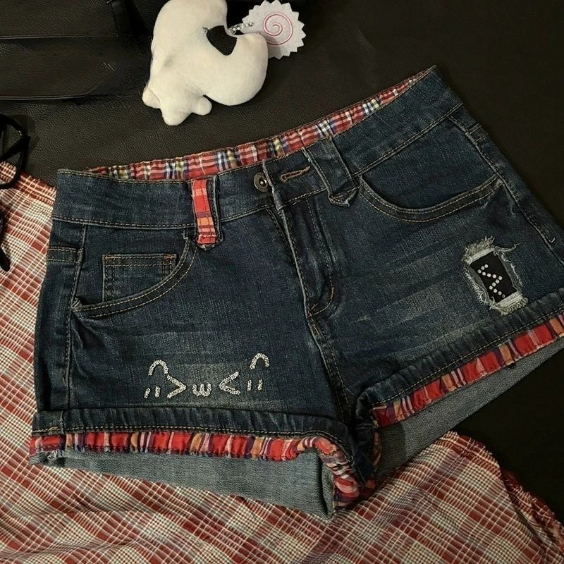 Streetwear Brand Pants - American Vintage Short Jeans Women Casual