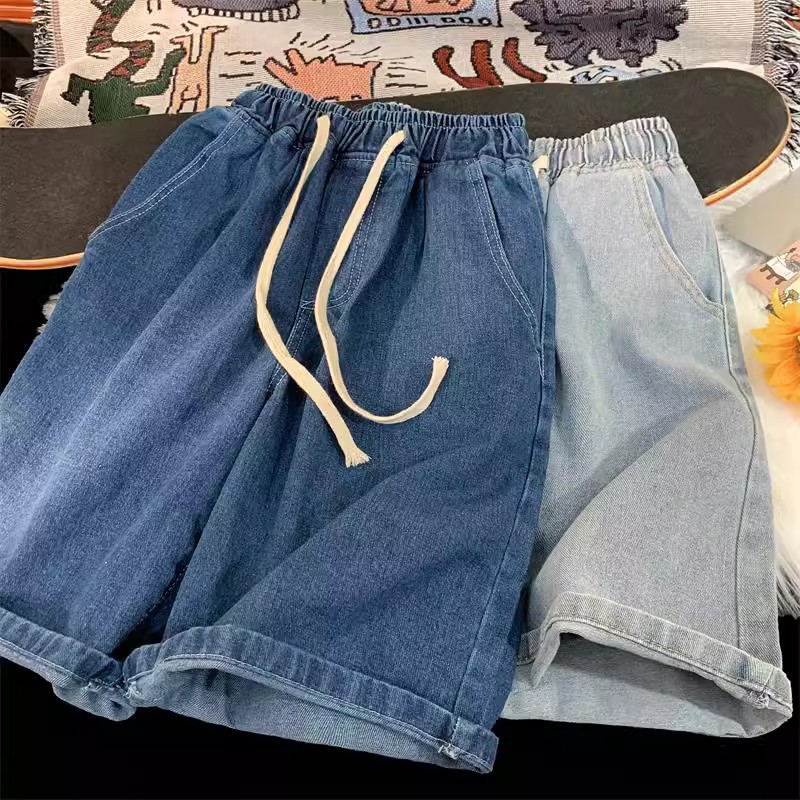 Baggy Jeans Shorts for Men Cas - Streetwear Brand Pants incelemesi ve fiyatı