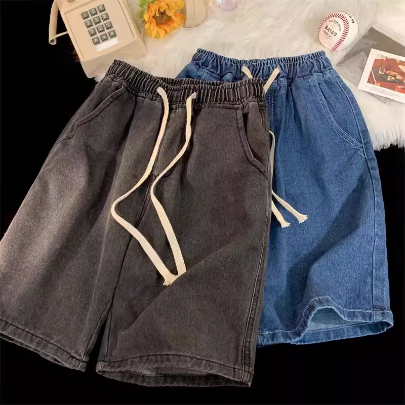 Baggy Jeans Shorts for Men Cas - Streetwear Brand Pants incelemesi ve fiyatı