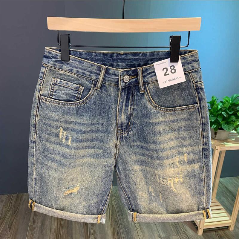 High Street Ripped Denim Short - Streetwear Brand Pants incelemesi ve fiyatı