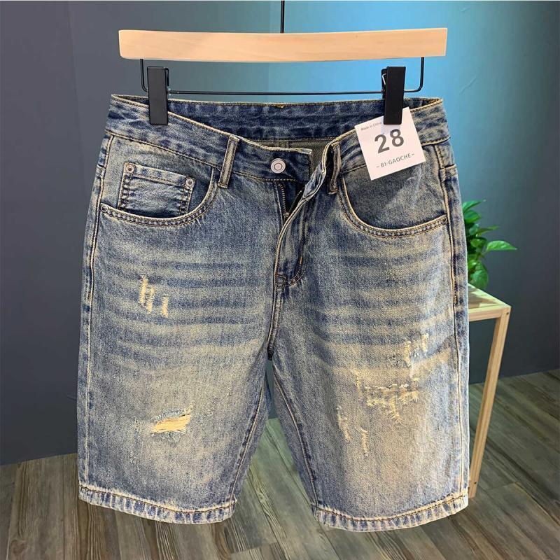 High Street Ripped Denim Short - Streetwear Brand Pants incelemesi ve fiyatı