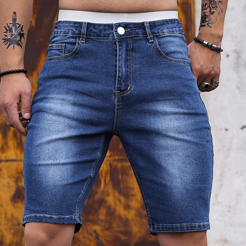 2026 Mens Stretch Denim Shorts - Streetwear Brand Pants incelemesi ve fiyatı