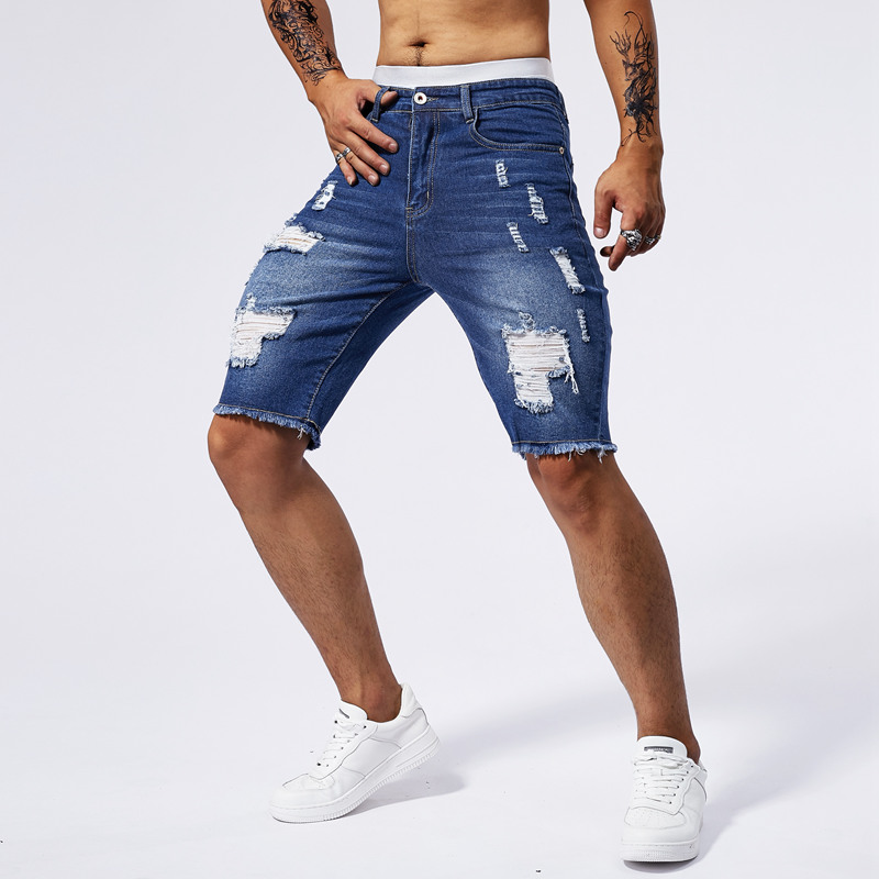 2025 Summer New Men's Ripped D - Streetwear Brand Pants incelemesi ve fiyatı