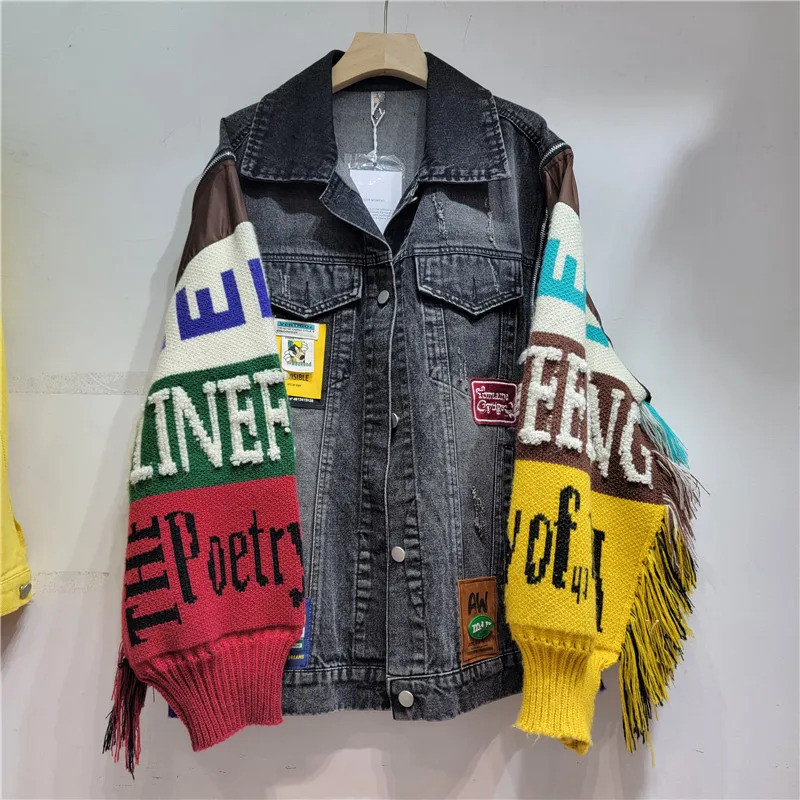 Women Denim Jacket  Autumn Fas - Streetwear Brand Pants incelemesi ve fiyatı