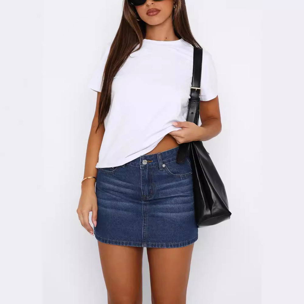 Womens Denim Short Skirts Jean - Streetwear Brand Pants incelemesi ve fiyatı