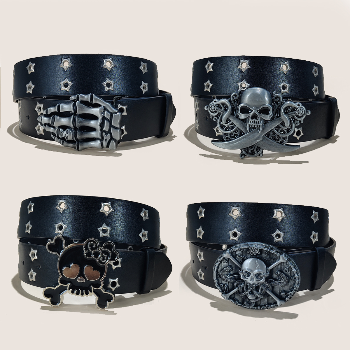 Gothic Men's Belts High-end Lu - Streetwear Brand Belts incelemesi ve fiyatı