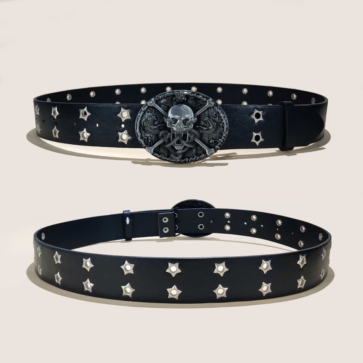 Gothic Men's Belts High-end Lu - Streetwear Brand Belts incelemesi ve fiyatı