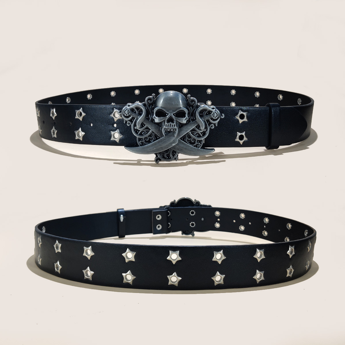Gothic Men's Belts High-end Lu - Streetwear Brand Belts incelemesi ve fiyatı