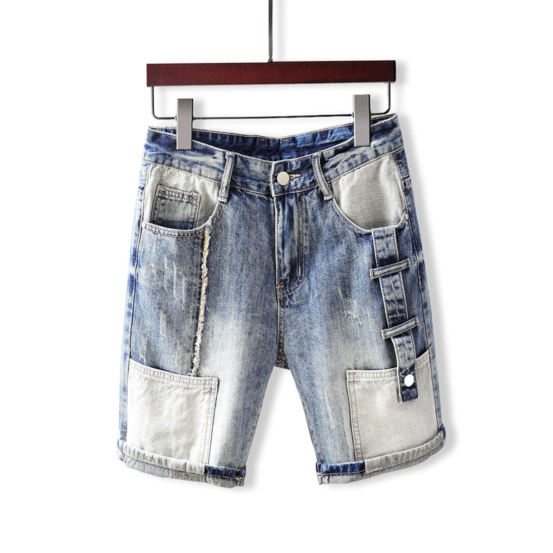 Men's Short Jeans Pants with P - Streetwear Brand Pants incelemesi ve fiyatı