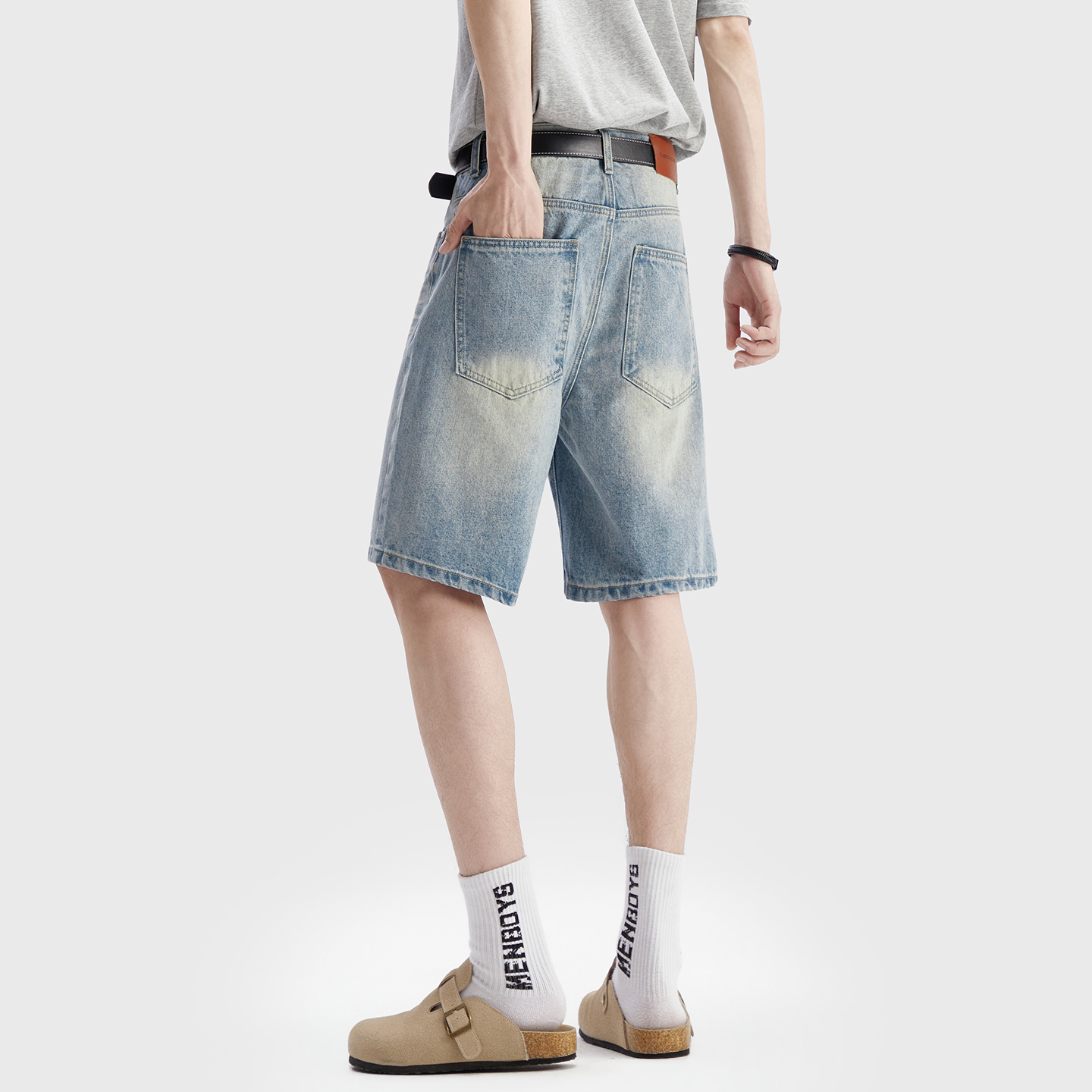 Vintage Washed Denim Shorts Me - Streetwear Brand Pants incelemesi ve fiyatı