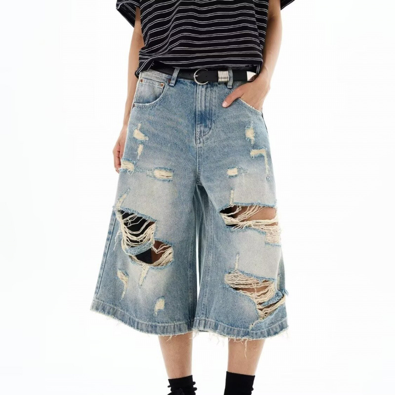 New Men Vintage Ripped Baggy S - Streetwear Brand Pants incelemesi ve fiyatı