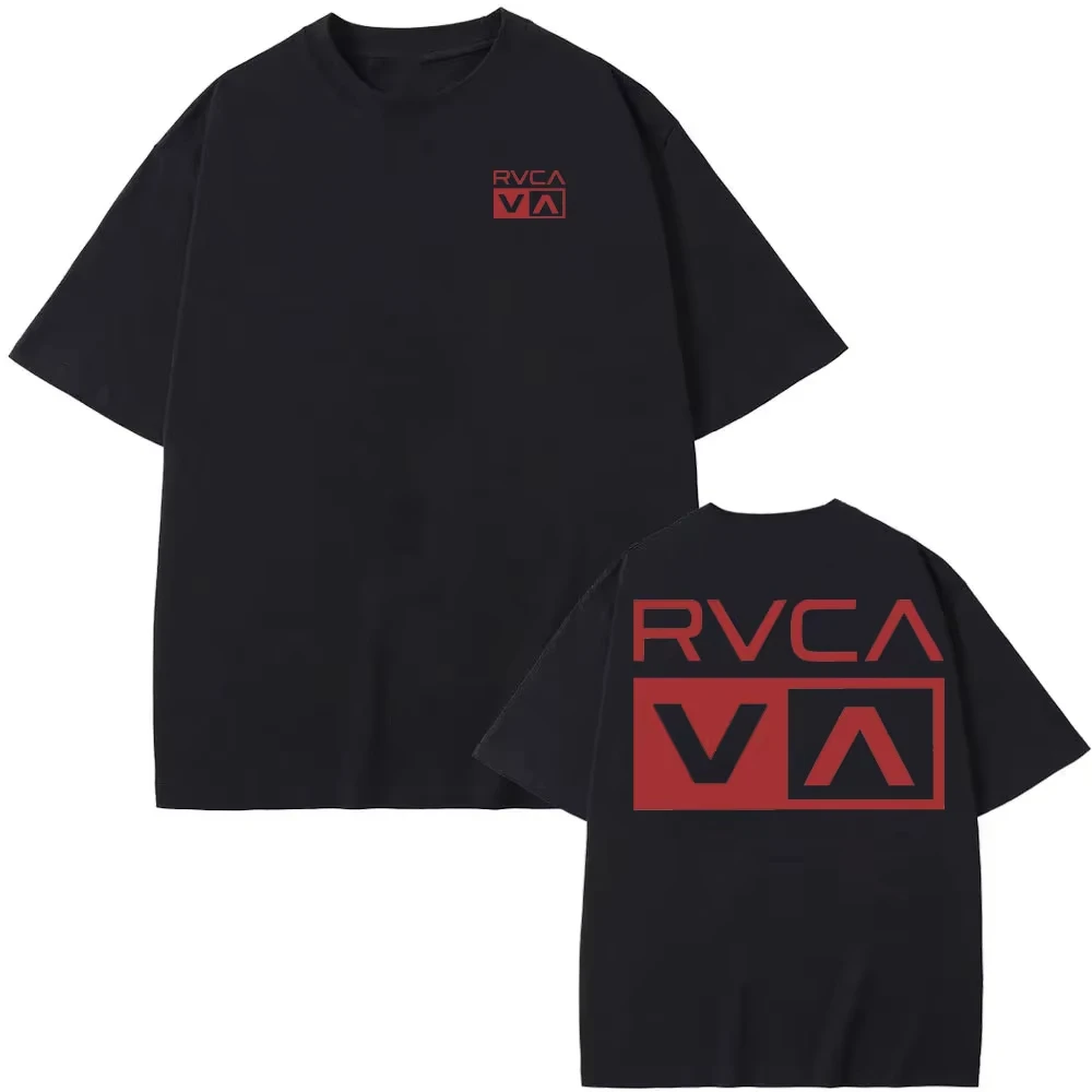 RVCA T Shirt Black Tee Summer  - Streetwear Brand Designs incelemesi ve fiyatı